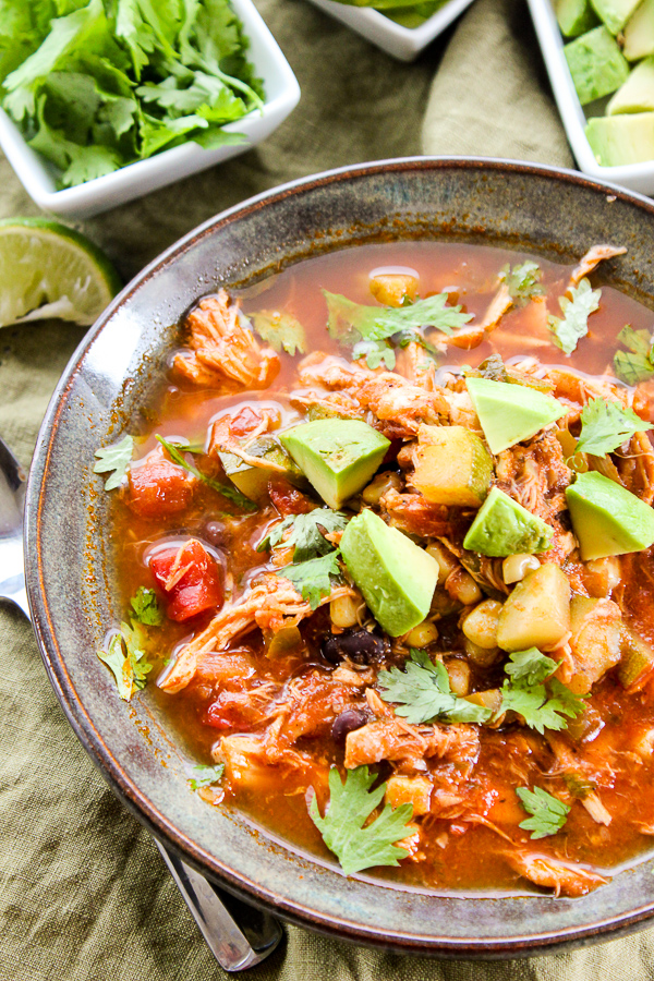 Mexican two bean chicken chili is an incredibly quick and easy meal with amazing flavor that your whole family will love.