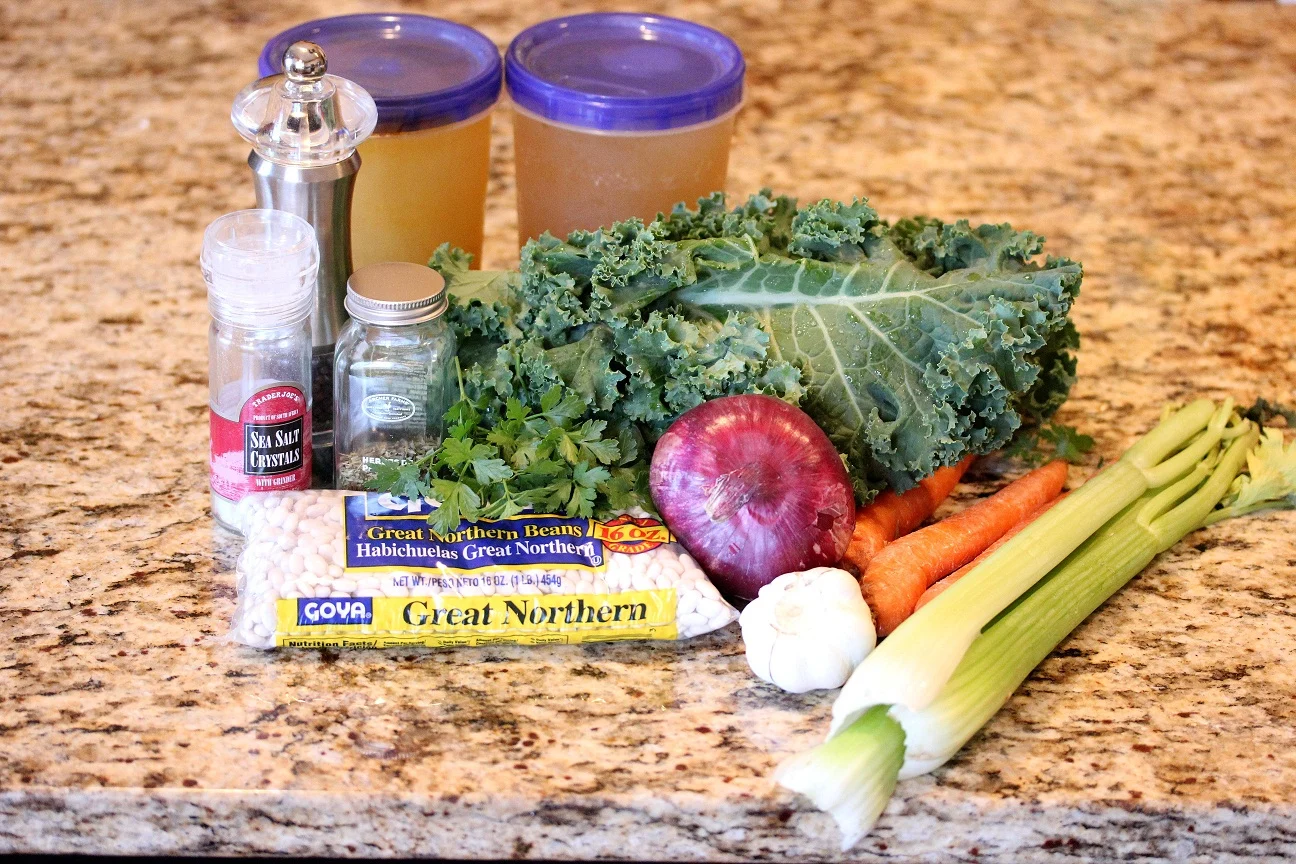 ingredients for the soup