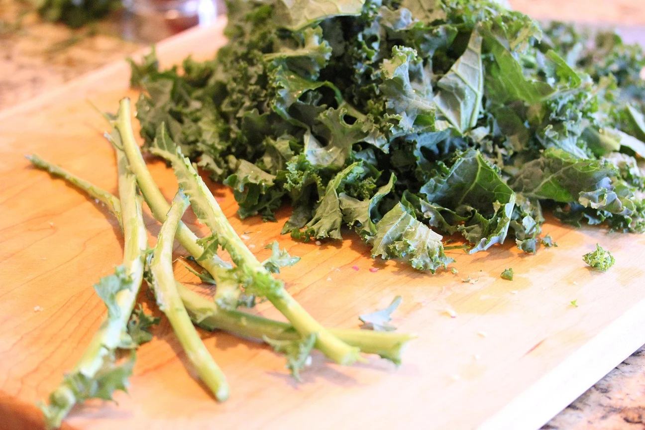 chopped kale