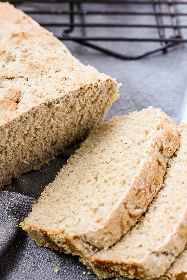 No Knead English Muffin Bread