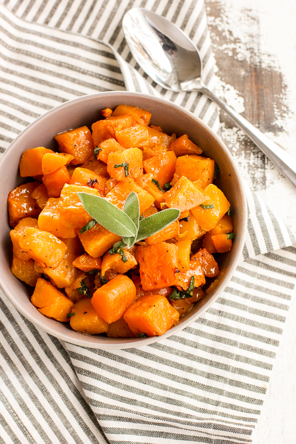 Maple Brown Butter Roasted Sweet Potatoes Recipe - Lisa's Dinnertime Dish