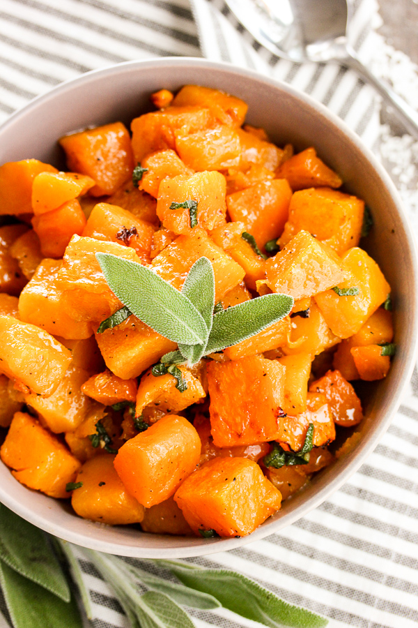 Roasted Sweet Potatoes With Fresh Sage