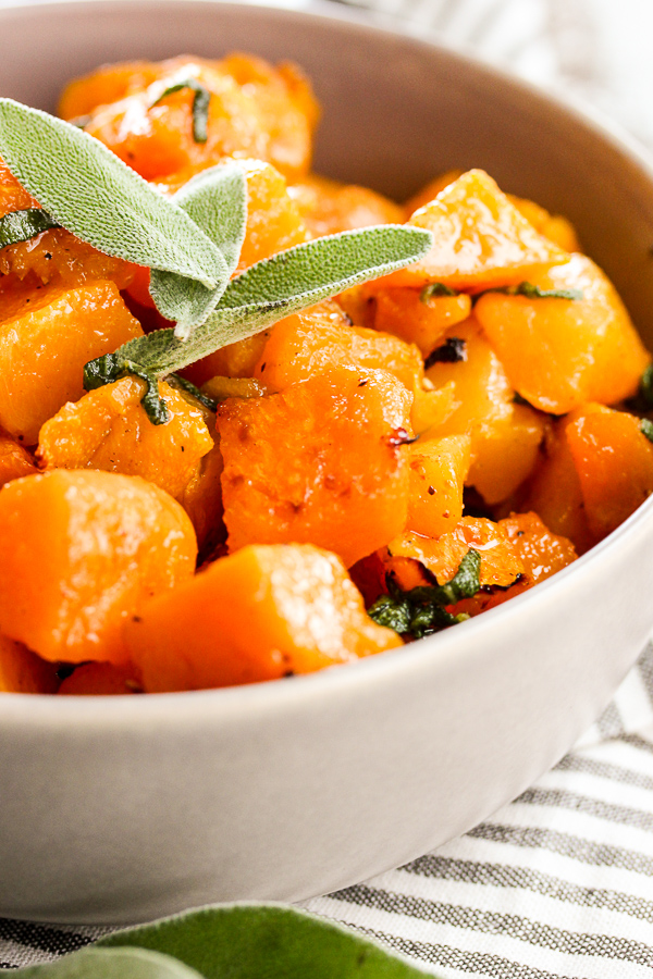 Maple Brown Butter Roasted Sweet Potatoes Recipe - Lisa's