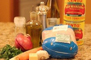 Ingredients needed to make chicken cacciatore