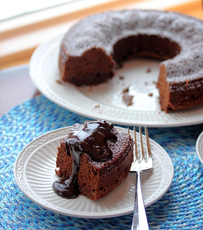 Hot Cocoa Bundt Cake