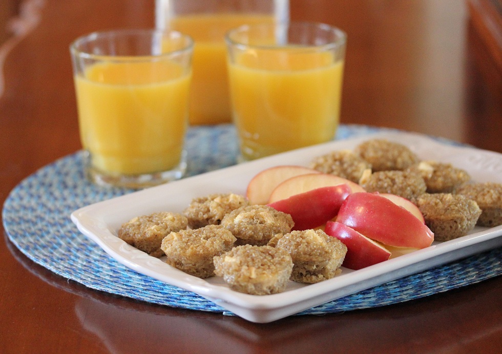 Quinoa Apple Breakfast Bites