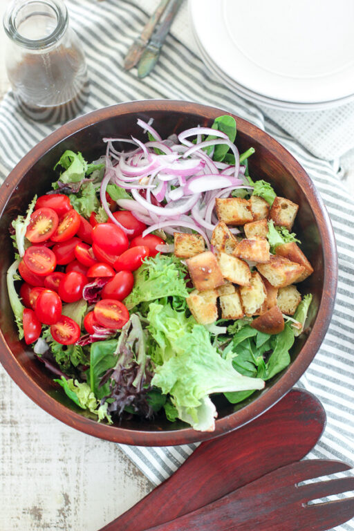 Field Greens Salad (Spring Mix Salad) - Lisa's Dinnertime Dish