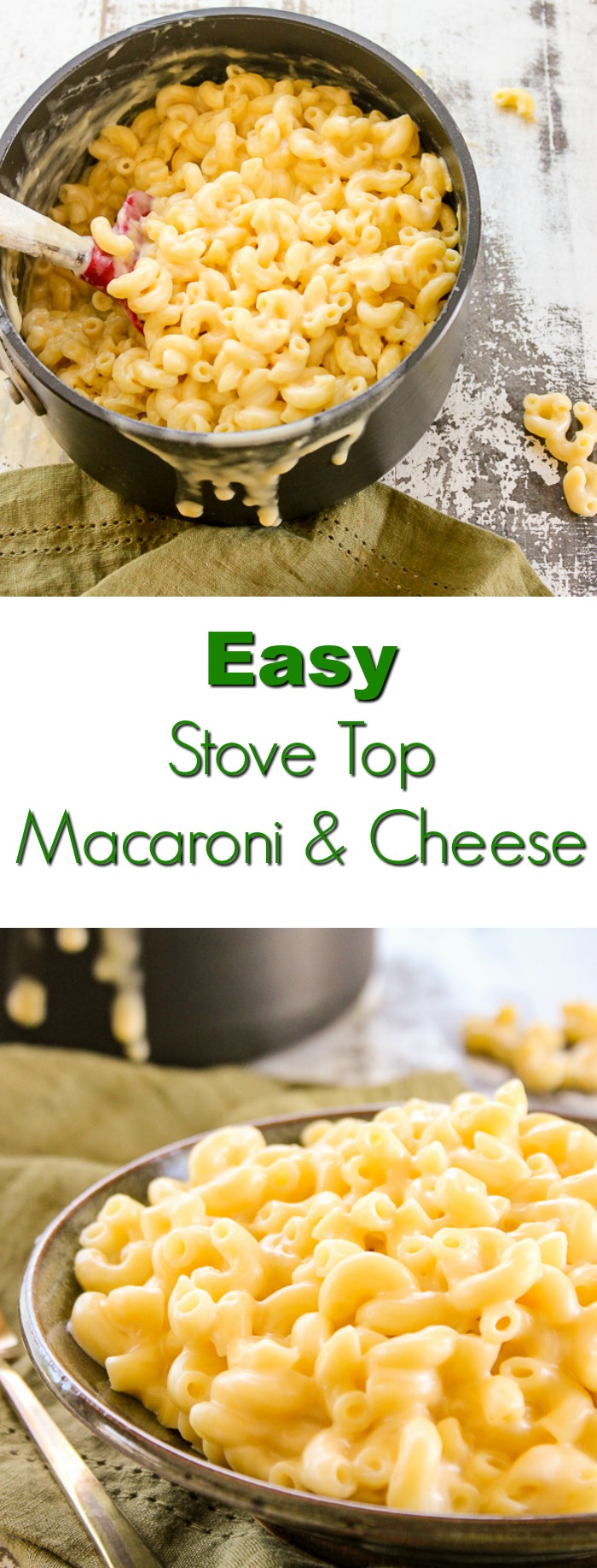 homemade stove top creamy mac and cheese