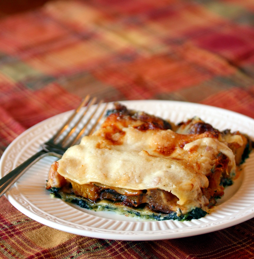Spinach and Butternut Squash Lasagna - Lisa's Dinnertime Dish