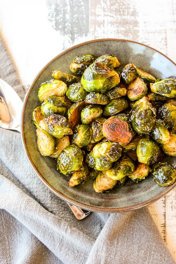 Balsamic Glazed Roasted Brussels Sprouts