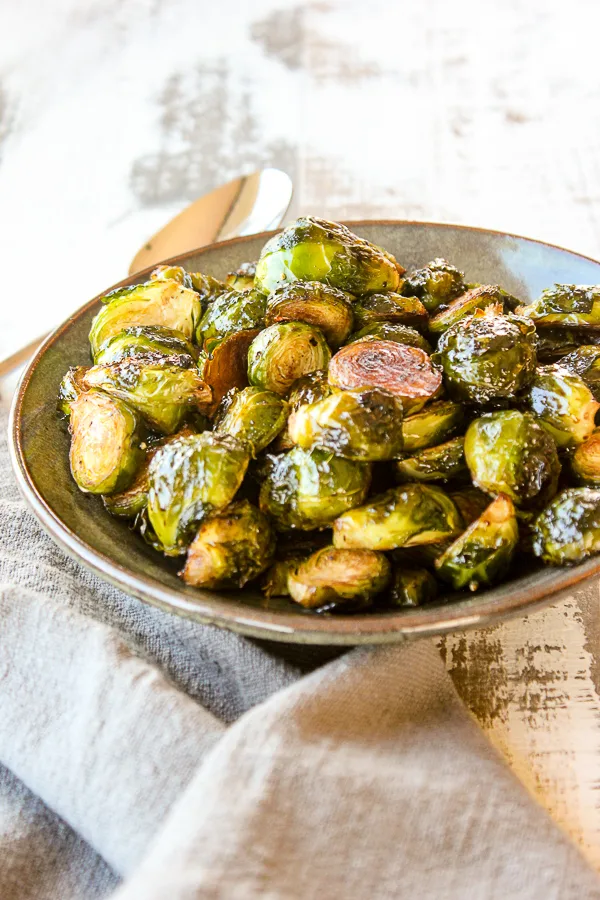 Balsamic Glazed Roasted Brussels Sprouts