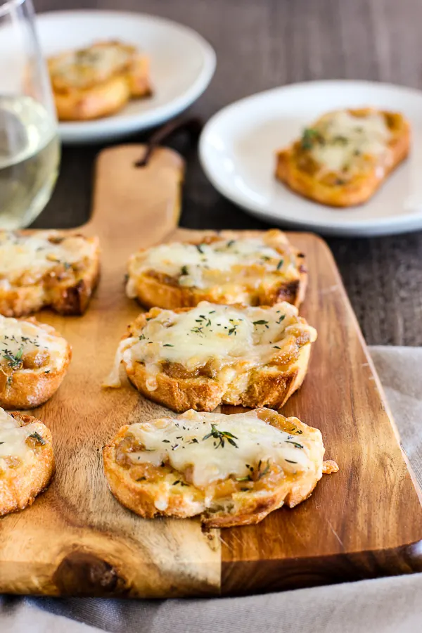 French Onion Cheese Toasts