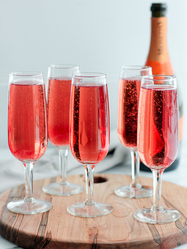 Cranberry Raspberry Champagne Cocktail Recipe Story Lisas Dinnertime Dish