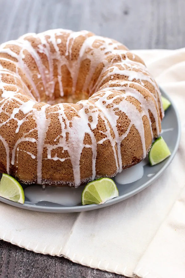Lime Pound Cake with Delicious and Easy Lime Glaze
