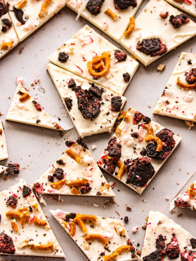 Five Ingredient Peppermint Holiday Almond Bark Story Lisa's