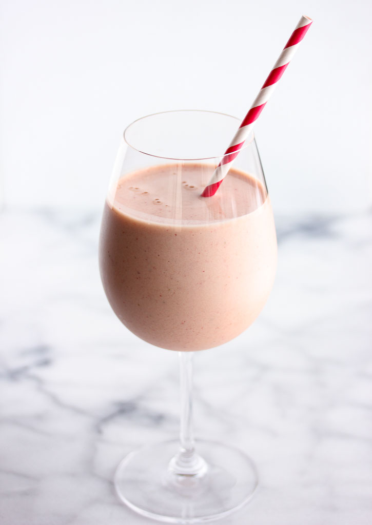 Fresh Strawberry Banana Sunrise Smoothie Recipe