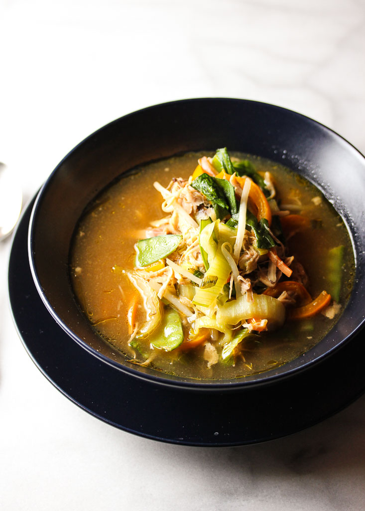 Asian Chicken Vegetable Soup