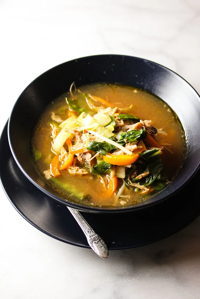 Asian Chicken Vegetable Soup