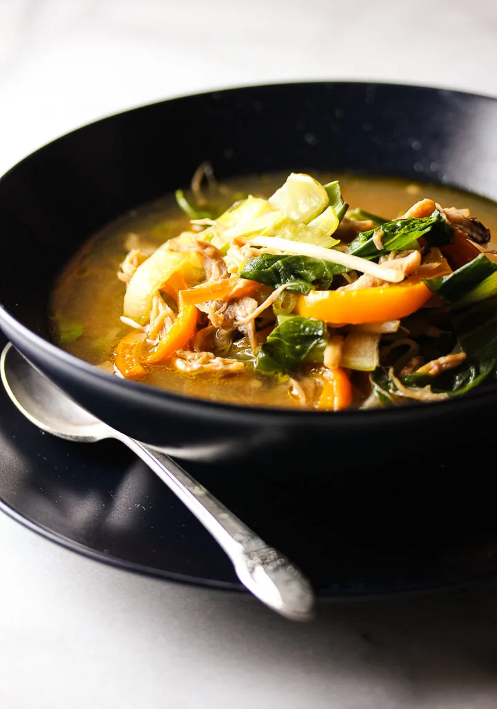 Asian Chicken Vegetable Soup