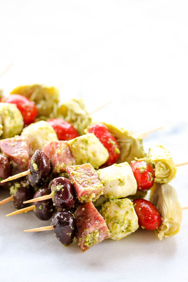 Easy Antipasto Skewers