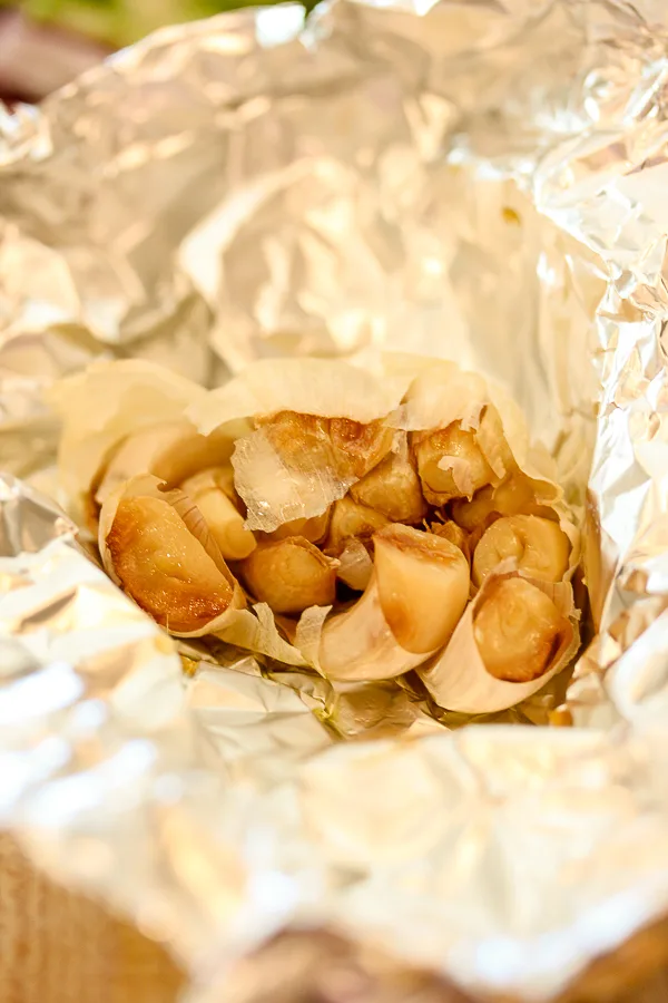 Roasted Garlic in tinfoil