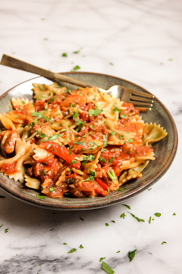 Quick Chicken Cacciatore