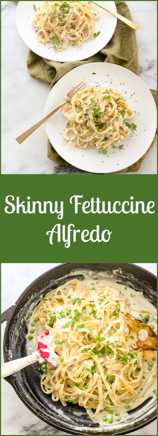 Skinny Fettuccine Alfredo Lisa's Dinnertime Dish