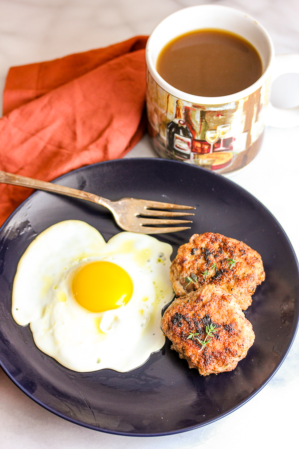 Your mornings just got a little easier and more delicious with this healthy homemade breakfast sausage. It's make ahead friendly, so breakfast is a snap!