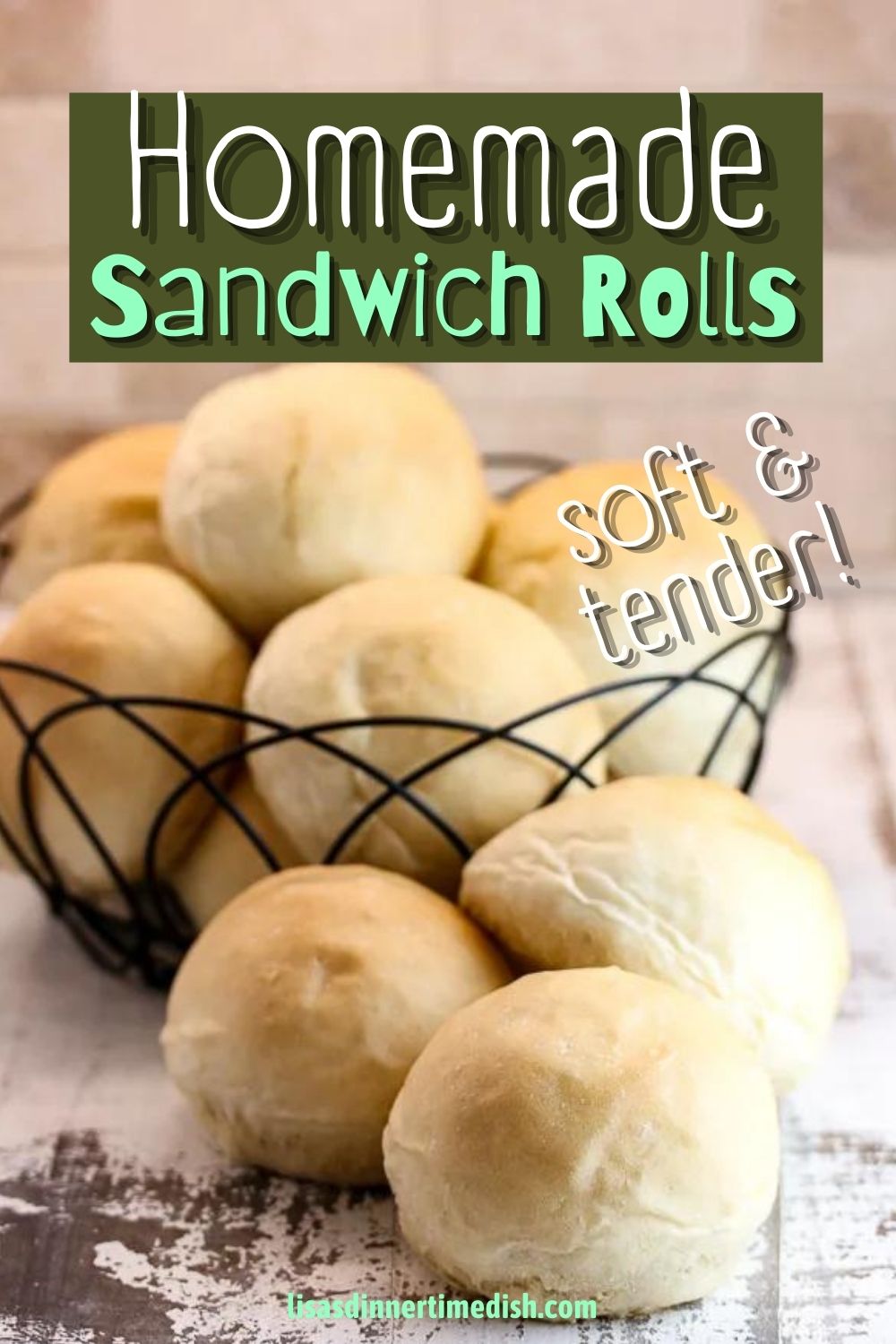 Simple Homemade sandwich rolls