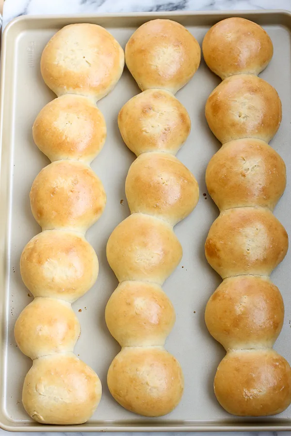 Rolls fresh out of the oven