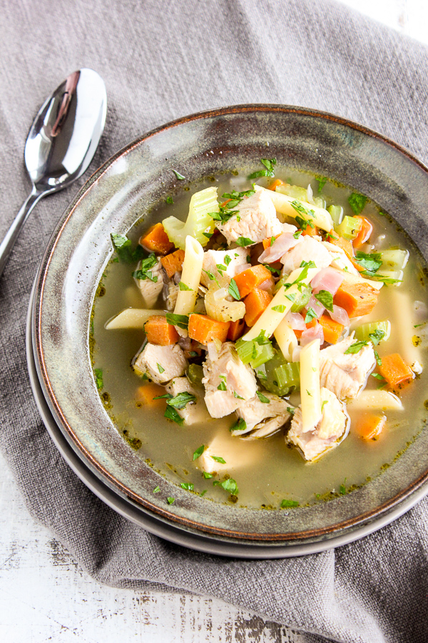Homemade Weeknight Chicken Noodle Soup