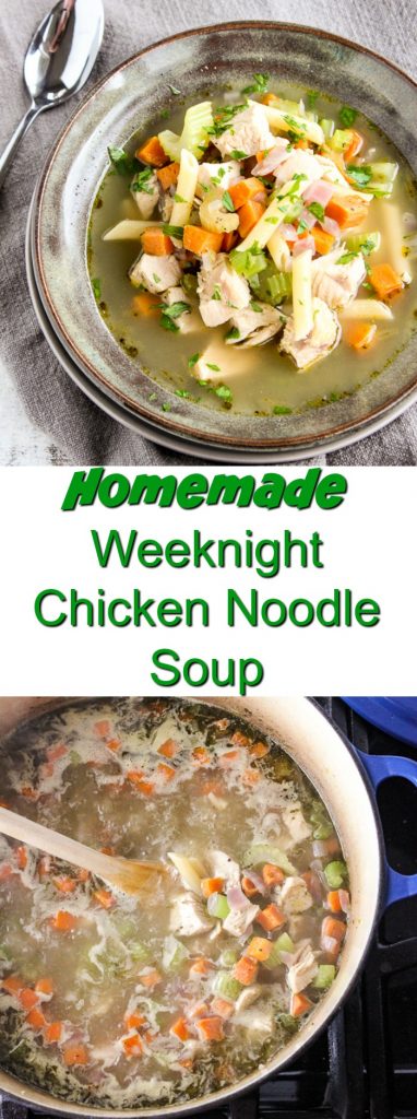 Homemade Weeknight Chicken Noodle Soup