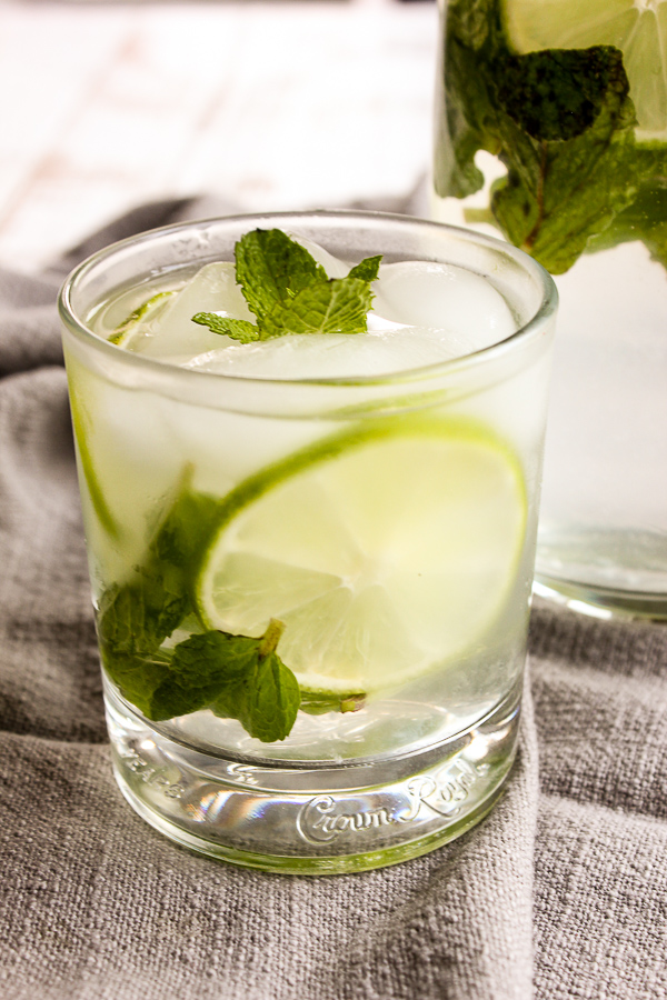 You'll want a pitcher of Summer mojito water in your fridge at all times. An infusion of fresh mint and lime make plain old water so much tastier.
