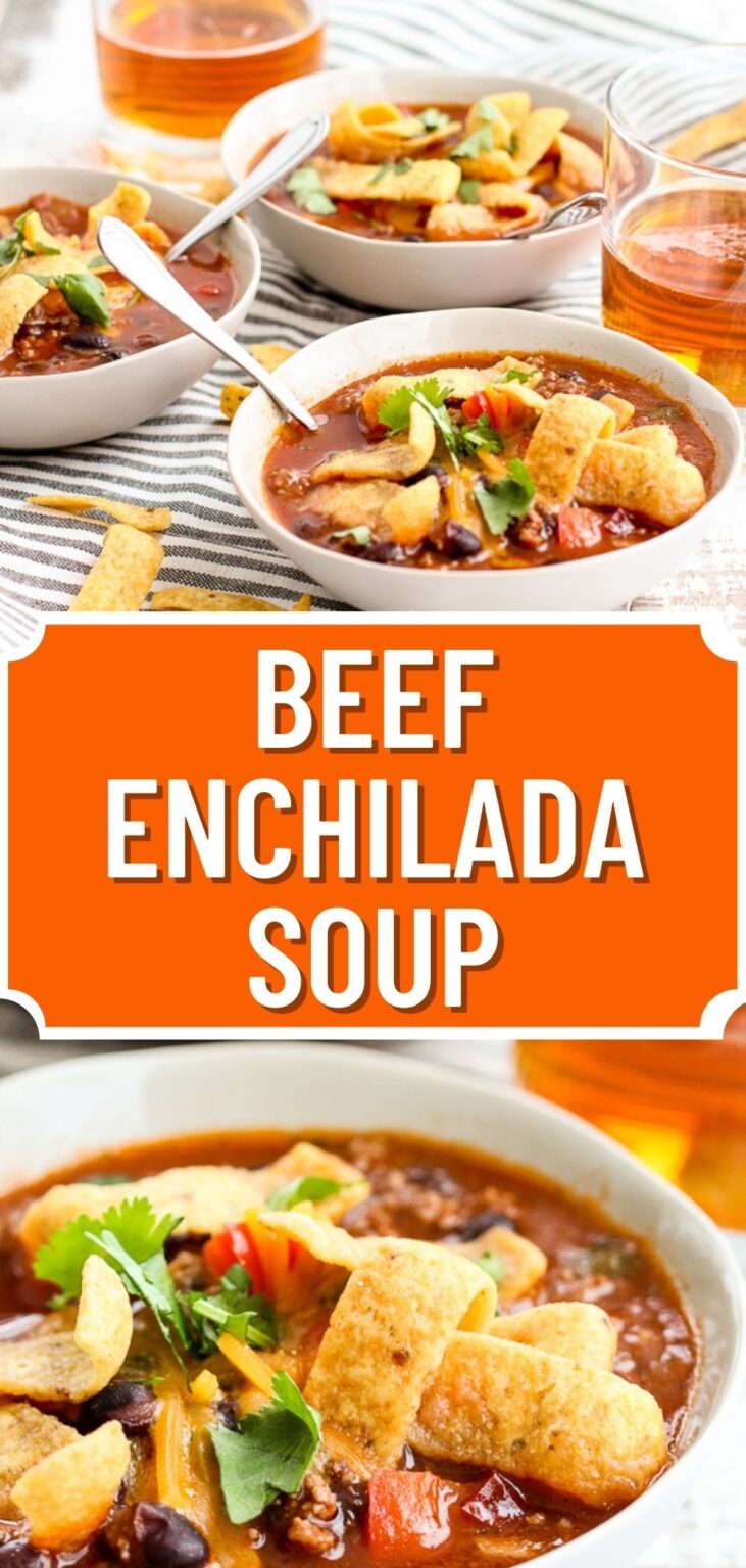Beef Enchilada Soup - Lisa's Dinnertime Dish