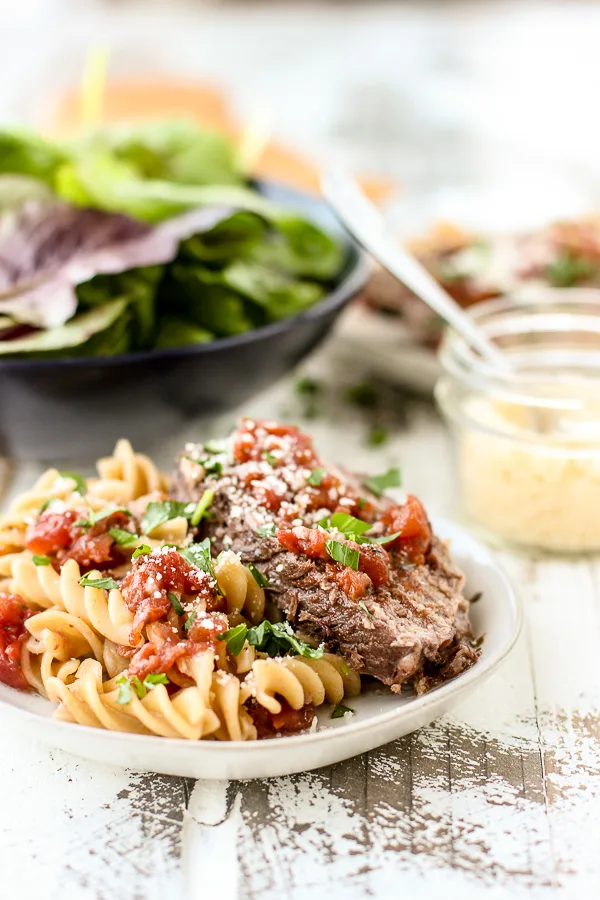 Instant Pot Tomato Red Wine Braised Pot Roast