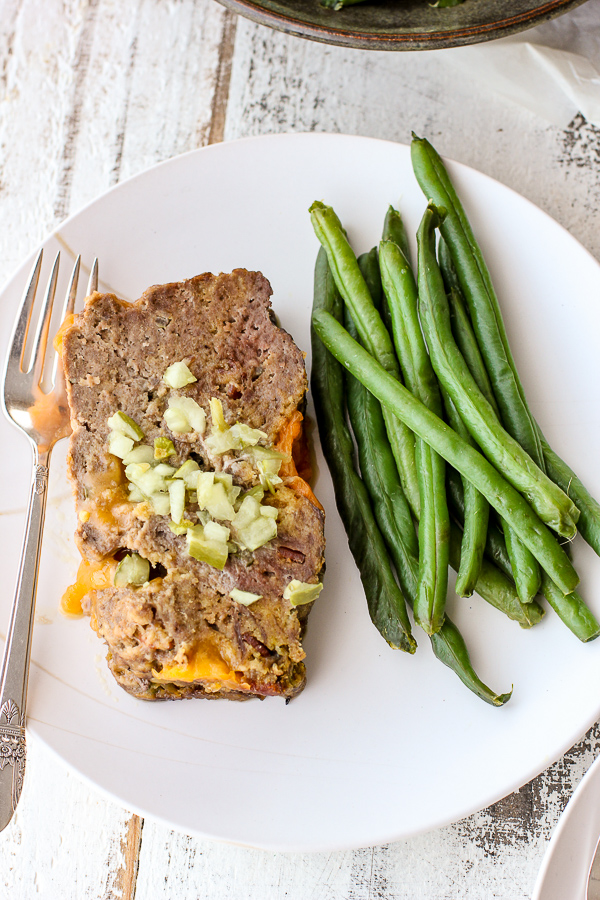 Low Carb Cheeseburger Meatloaf