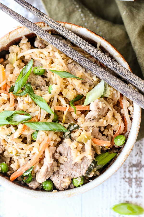 Pork Fried Cauliflower Rice