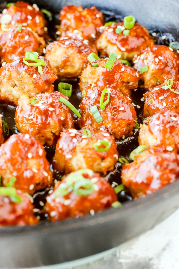 General Tso's Chicken Meatballs