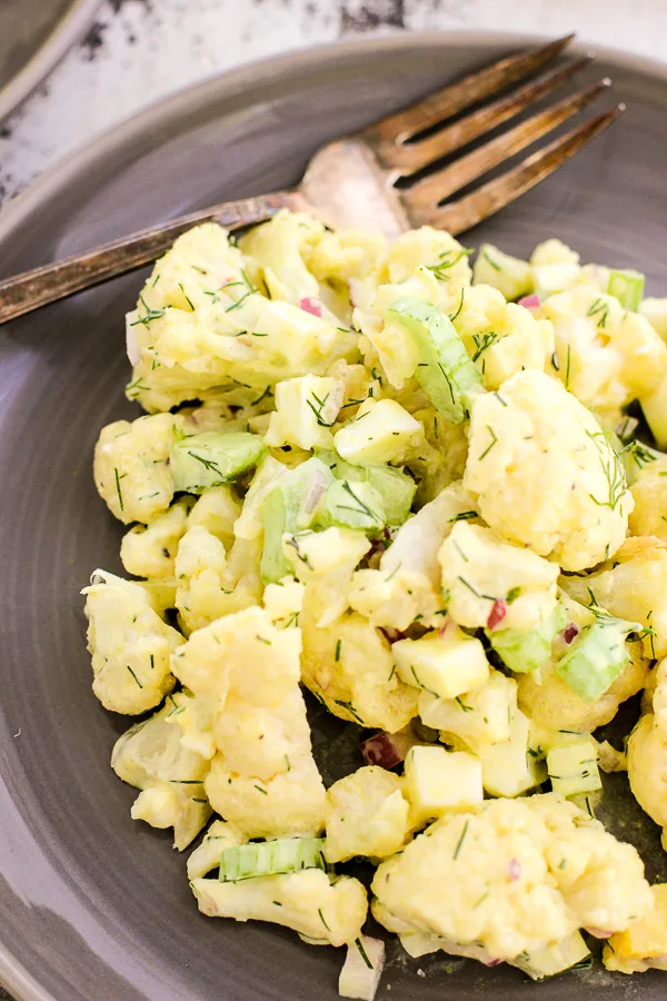 Cauliflower Dill No Potato Salad