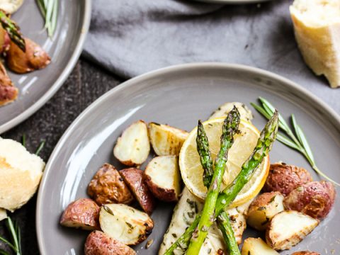 Sheet Pan Lemon Rosemary Chicken - Bariatric Meal Prep