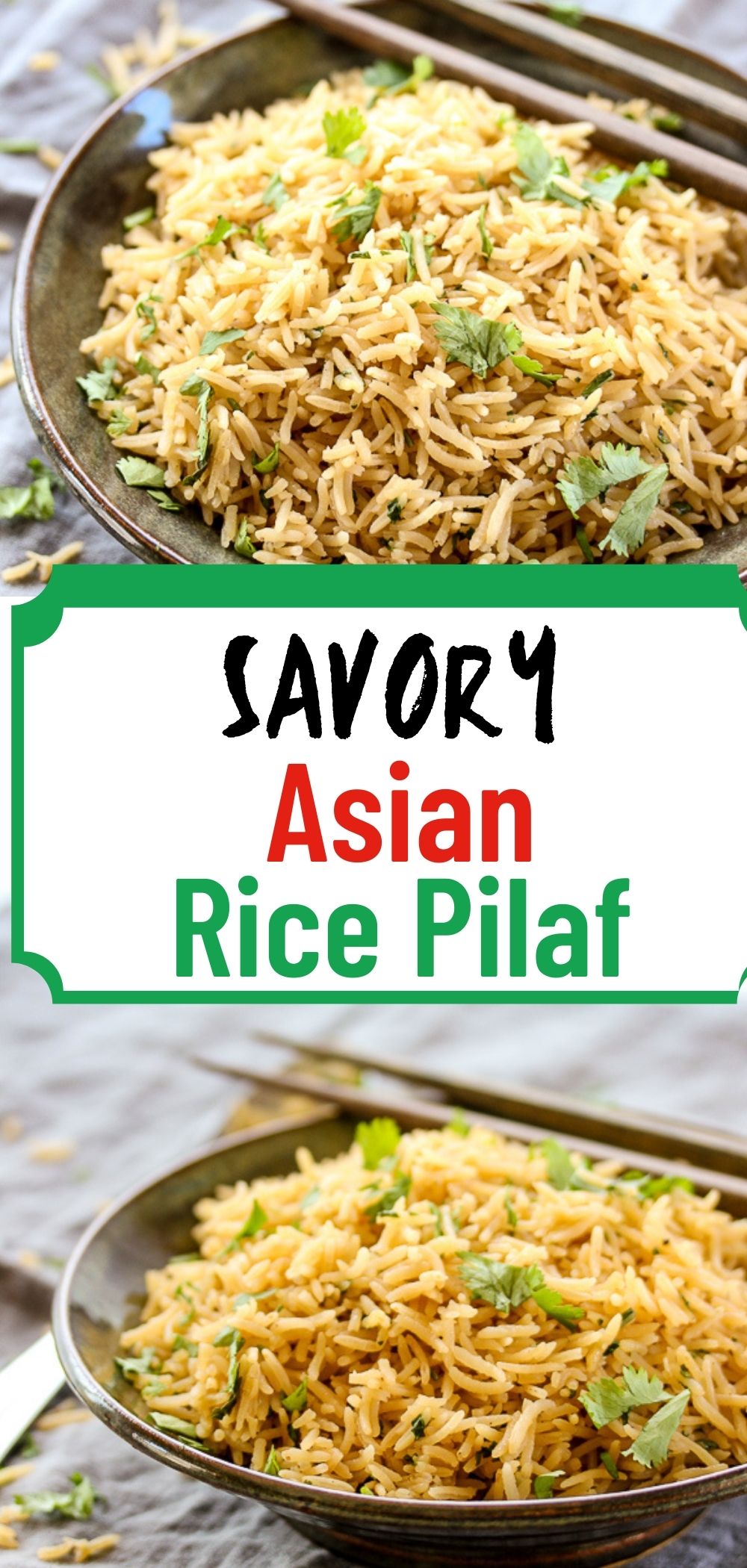 Asian Rice Pilaf - Lisa's Dinnertime Dish