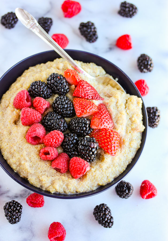 Banana Bread Quinoa Breakfast Bowls