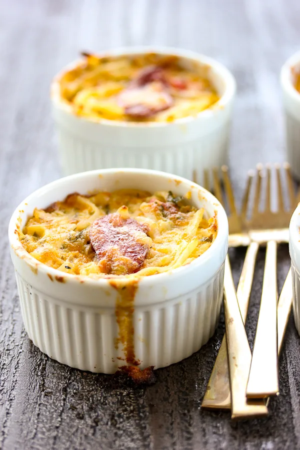 Cheesy Hash Brown Bratwurst Brunch Bake