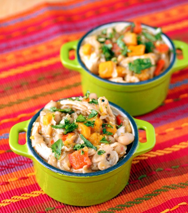 Easy Chicken Chili with Butternut Squash