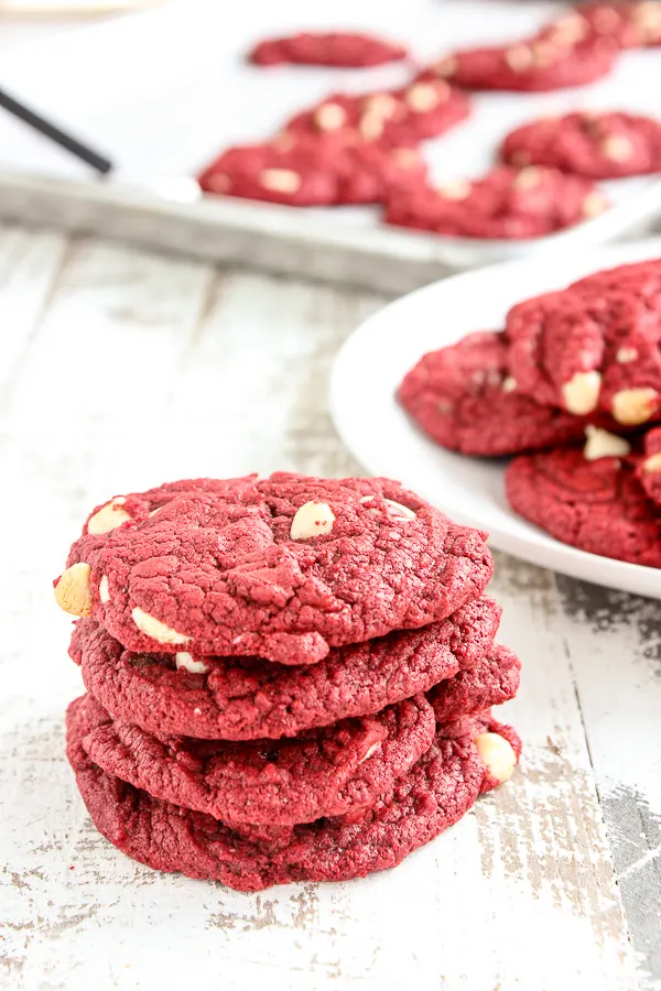 Delicious Red Velvet Cookies (Four Ingredients)
