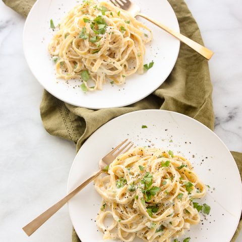 Skinny Fettuccine Alfredo Lisa S Dinnertime Dish