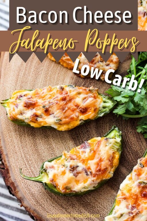 Easy Bacon Cheese Jalapeno Poppers Recipe - Lisa's Dinnertime Dish