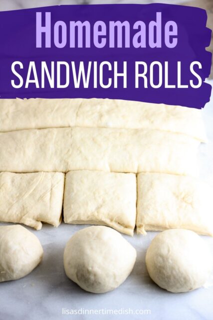 Homemade Sandwich Rolls - Lisa's Dinnertime Dish