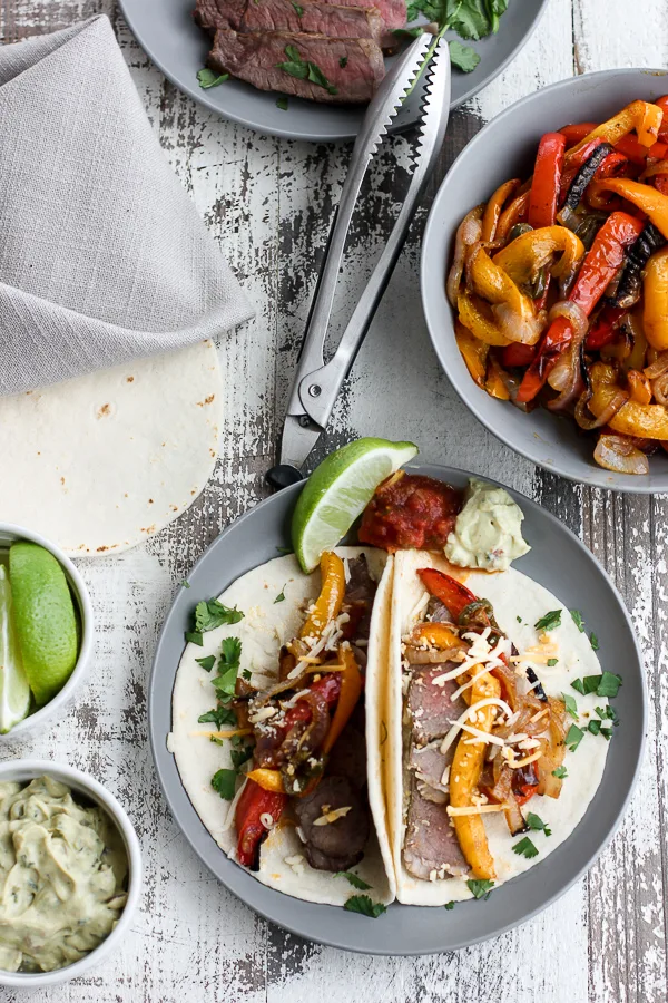 Sheet Pan Steak (Beef) Fajitas