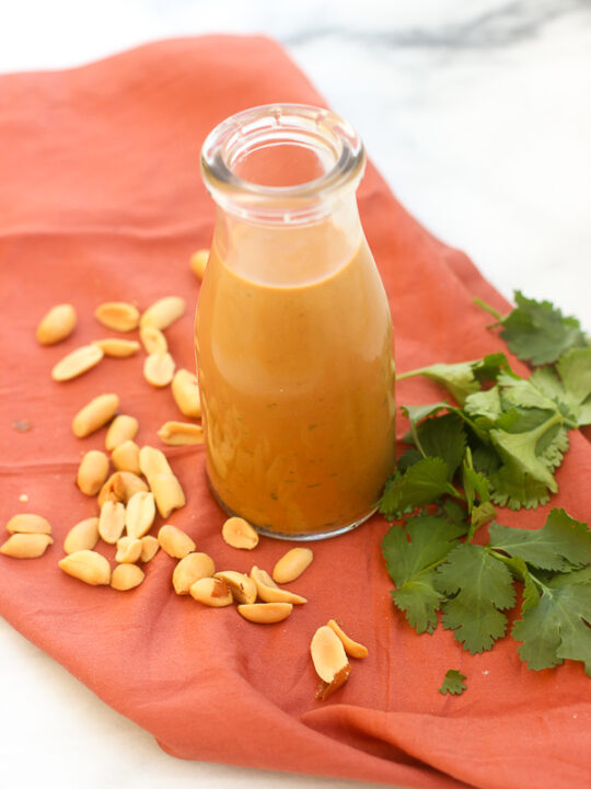 Quick and Easy Thai Peanut Dressing Recipe